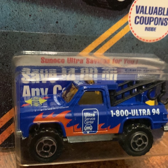 Vintage 1994 Sunoco Tow Truck Collector Edition Die cast Majorette New 1990s 90s - Picture 9 of 10